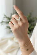 Aphrodite | Bague en acier inoxydable