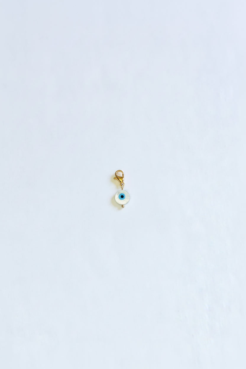 Charm Œil Nacré doré en acier inoxydable